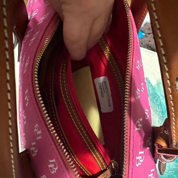 Dooney & Bourke Pink Kendra Satchel - Picture 11 of 14